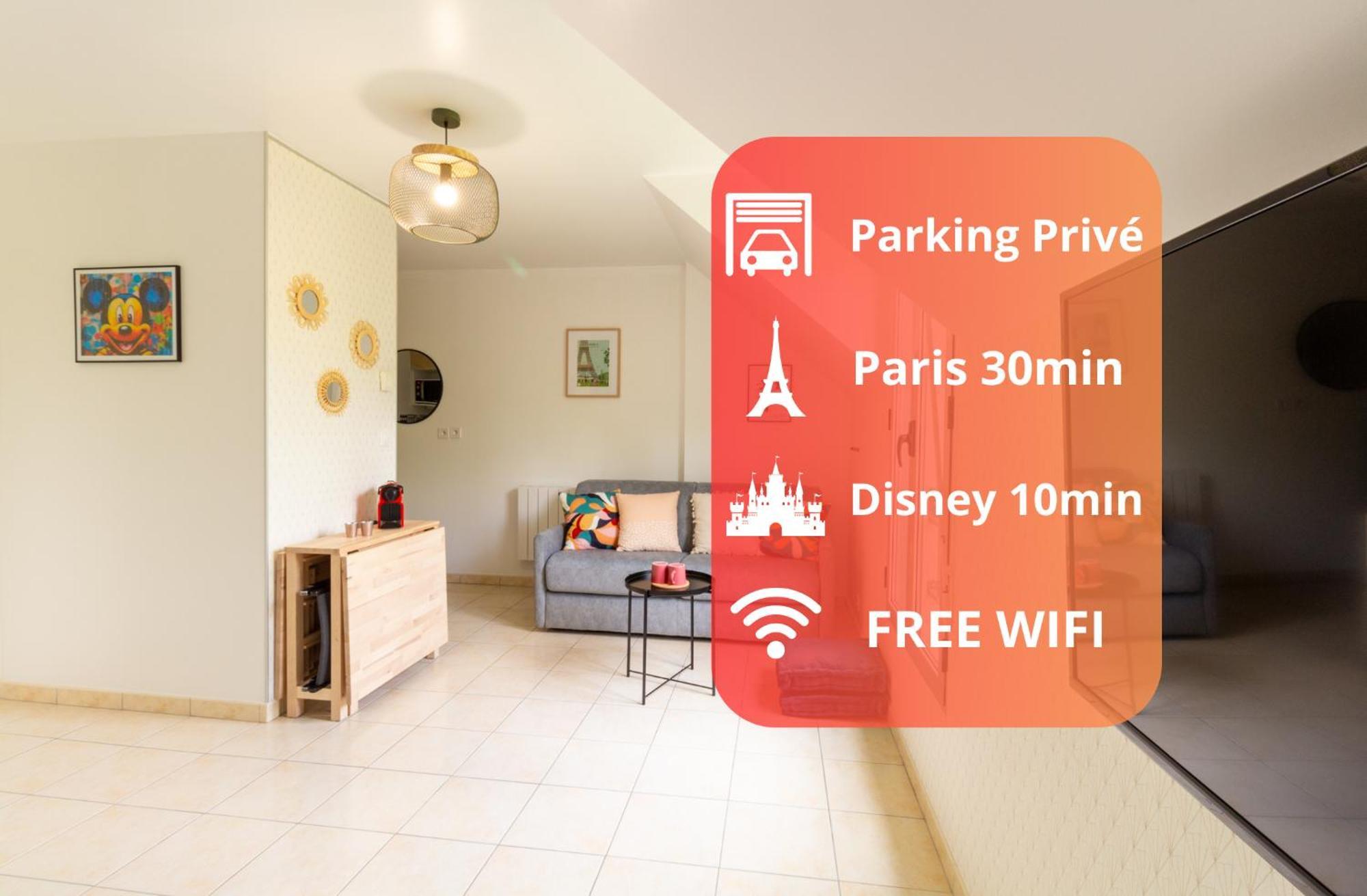 Le Bienvenue Apartman Bussy-Saint-Georges Kültér fotó